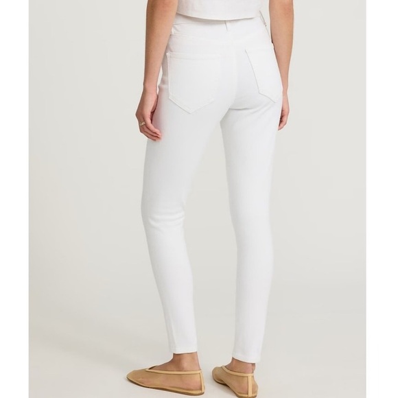 EXPRESS Stretch Plus Denim Perfect White High Rise Skinny Jeans 12R NEW (NWOT) - Picture 8 of 8